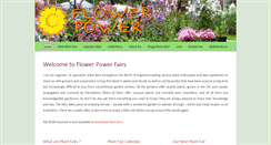 Desktop Screenshot of flowerpowerfairs.co.uk